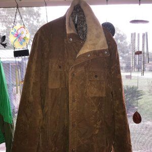 Faux Suede Western Style Coat